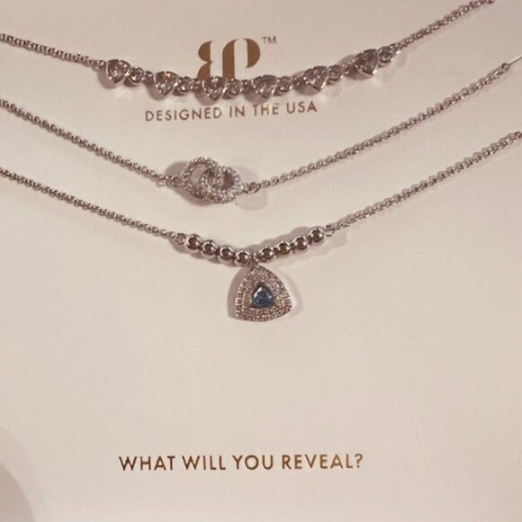 RBP7702 GOOD VIBES ONLY LUXE LAYER NECKLACE SET - Picture 2 of 3